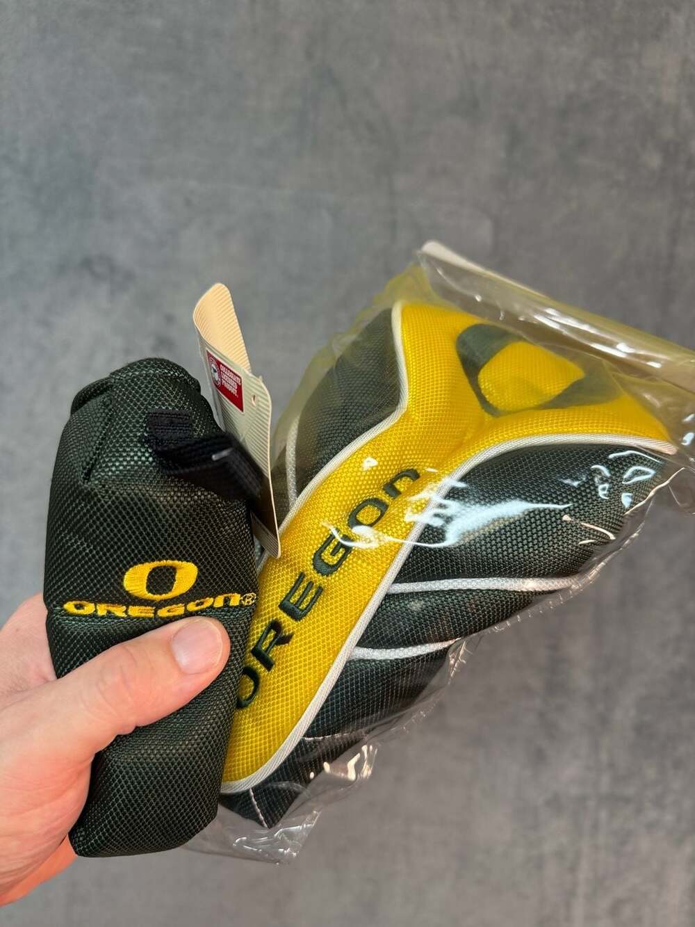 Team Effort Oregon Ducks Individual Nylon Driver Headcover 460cc w/ putter cover
